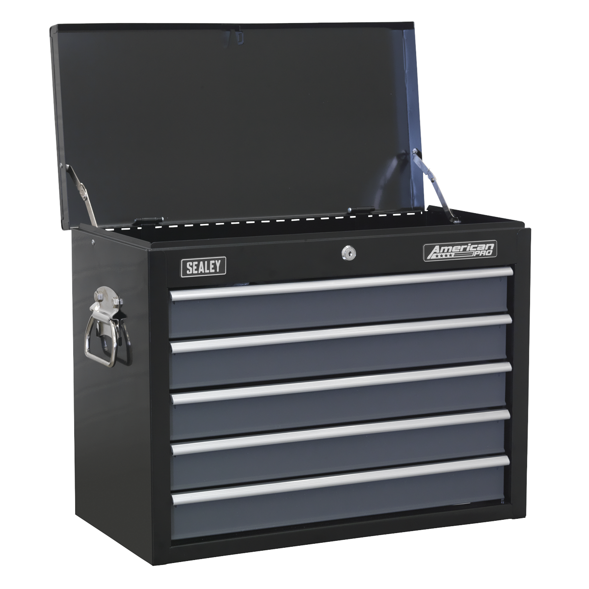 Sealey Top Chest 5 Drawer With Ball Bearing Runners Tool Storage Chest AP3505TB