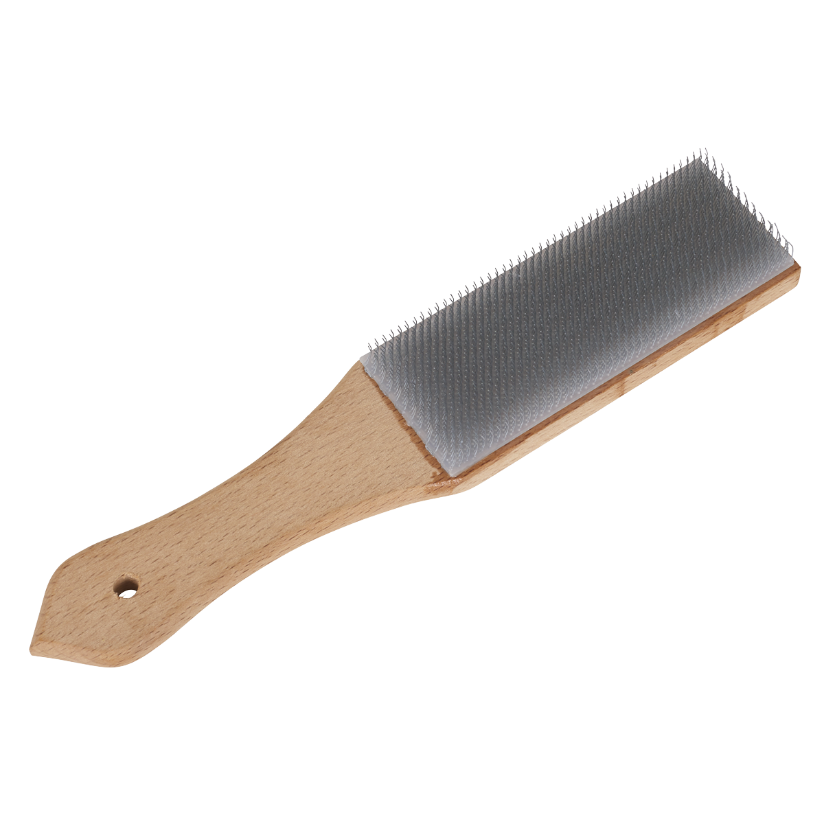 Sealey File Cleaning Brush 20cm Wood Handle Woodwork Metalwork Cleaning FB01