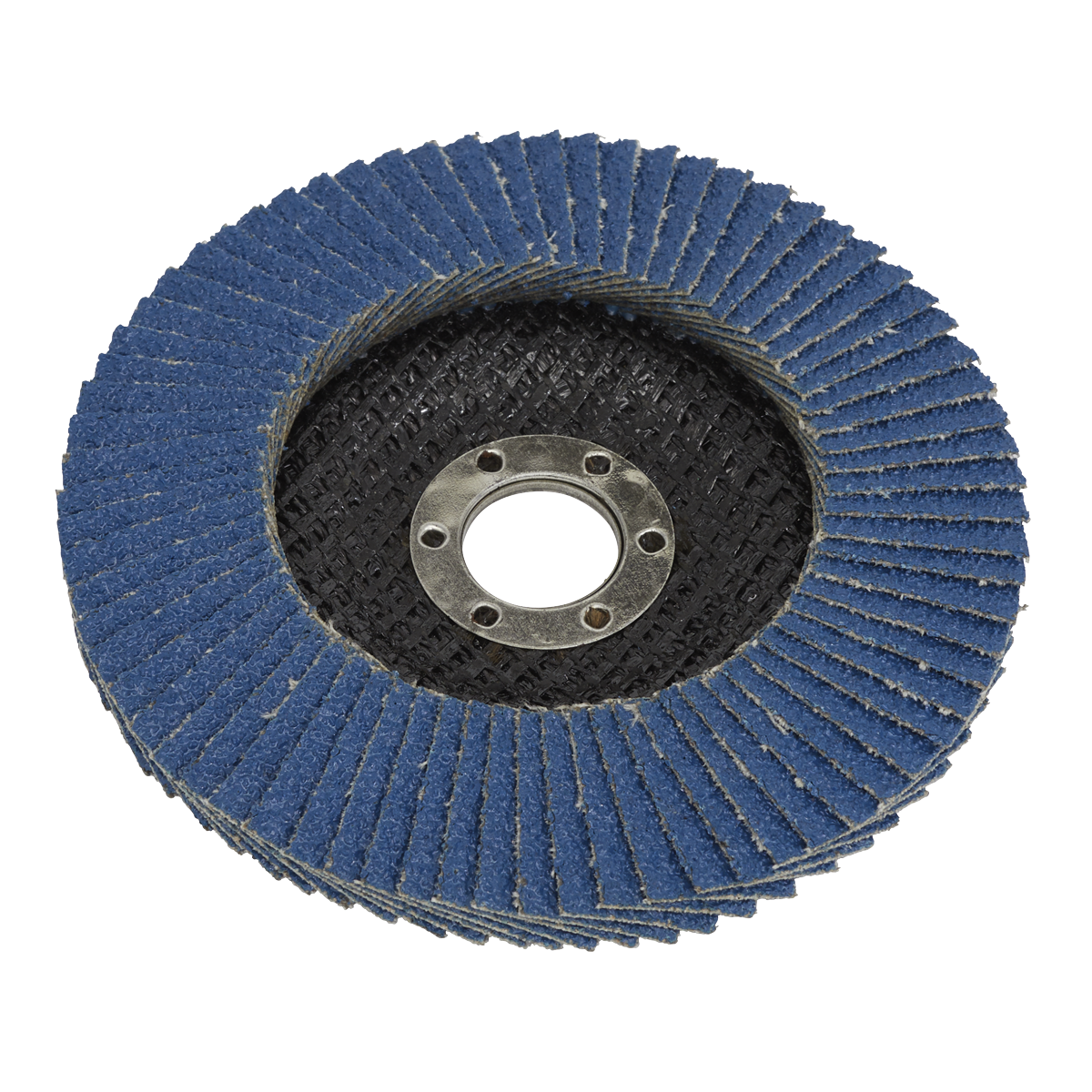 Sealey Flap Disc Zirconium Ø100mm 16mm Bore 60 Grit Abrasive Flaps FD10060