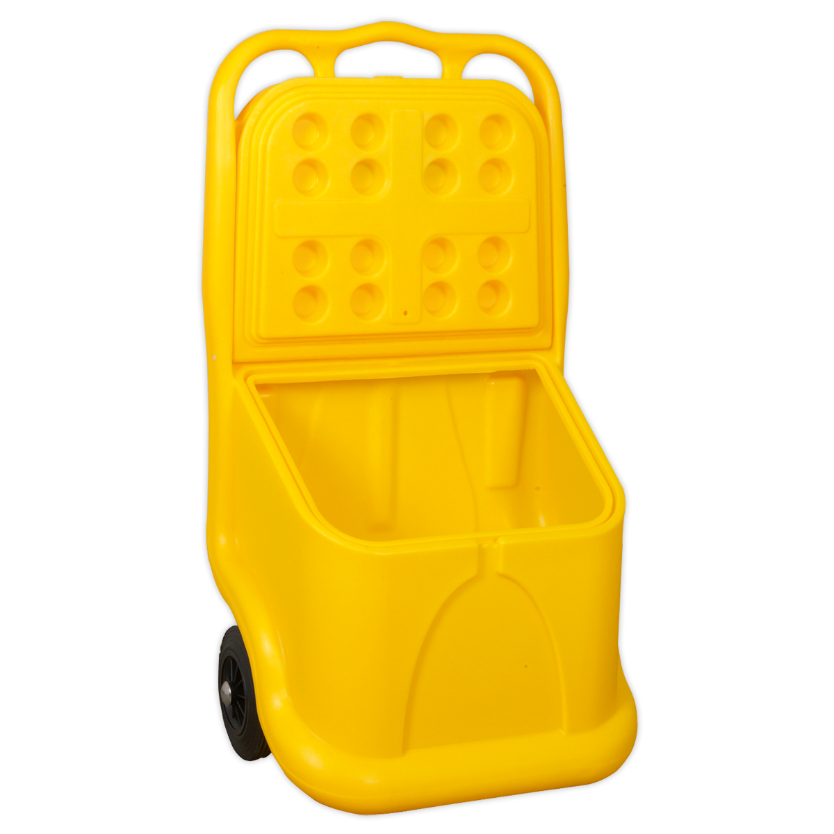 Sealey Grit/Salt Mobile Storage Cart Weather Resistant Polyethylene 75L GB04