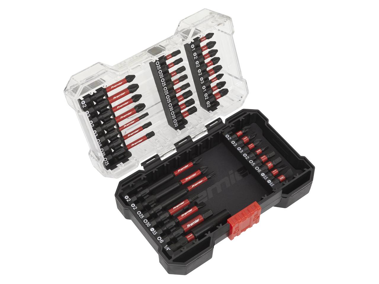 Sealey Power Tool Bit Set 38 Pieces Impact Grade With Storage case AK8282