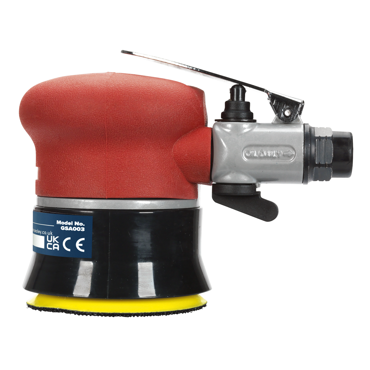 Sealey Air Palm Orbital Sander With Variable Speed Control Ø75mm GSA003