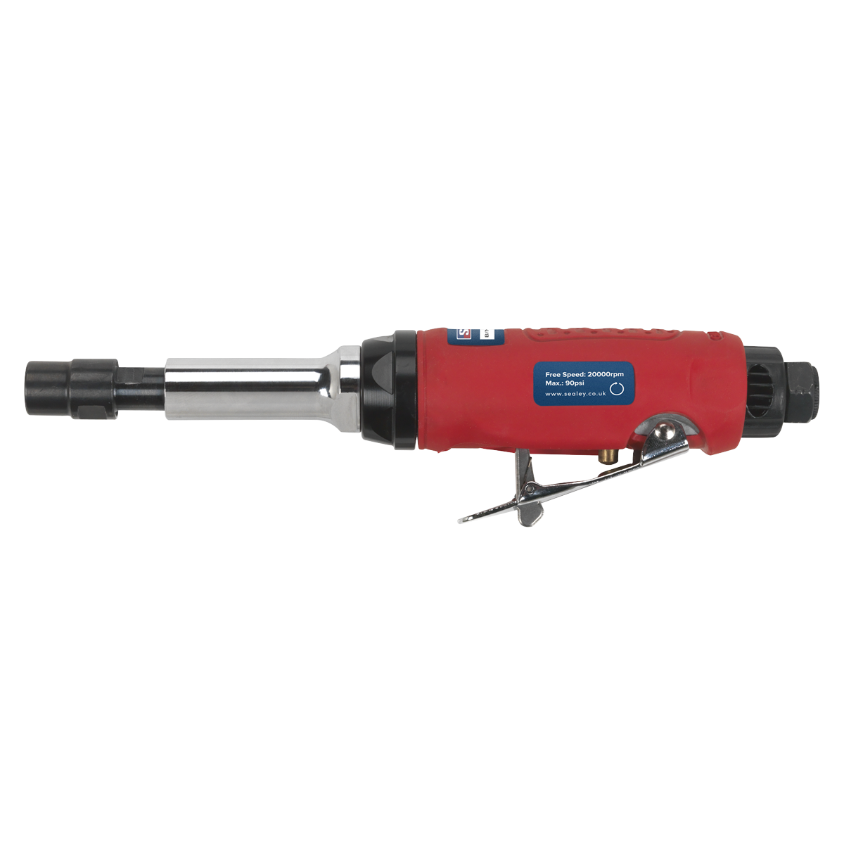 Sealey Air Die Grinder Long Reach With Low Noise Air Exhaust 40mm GSA672