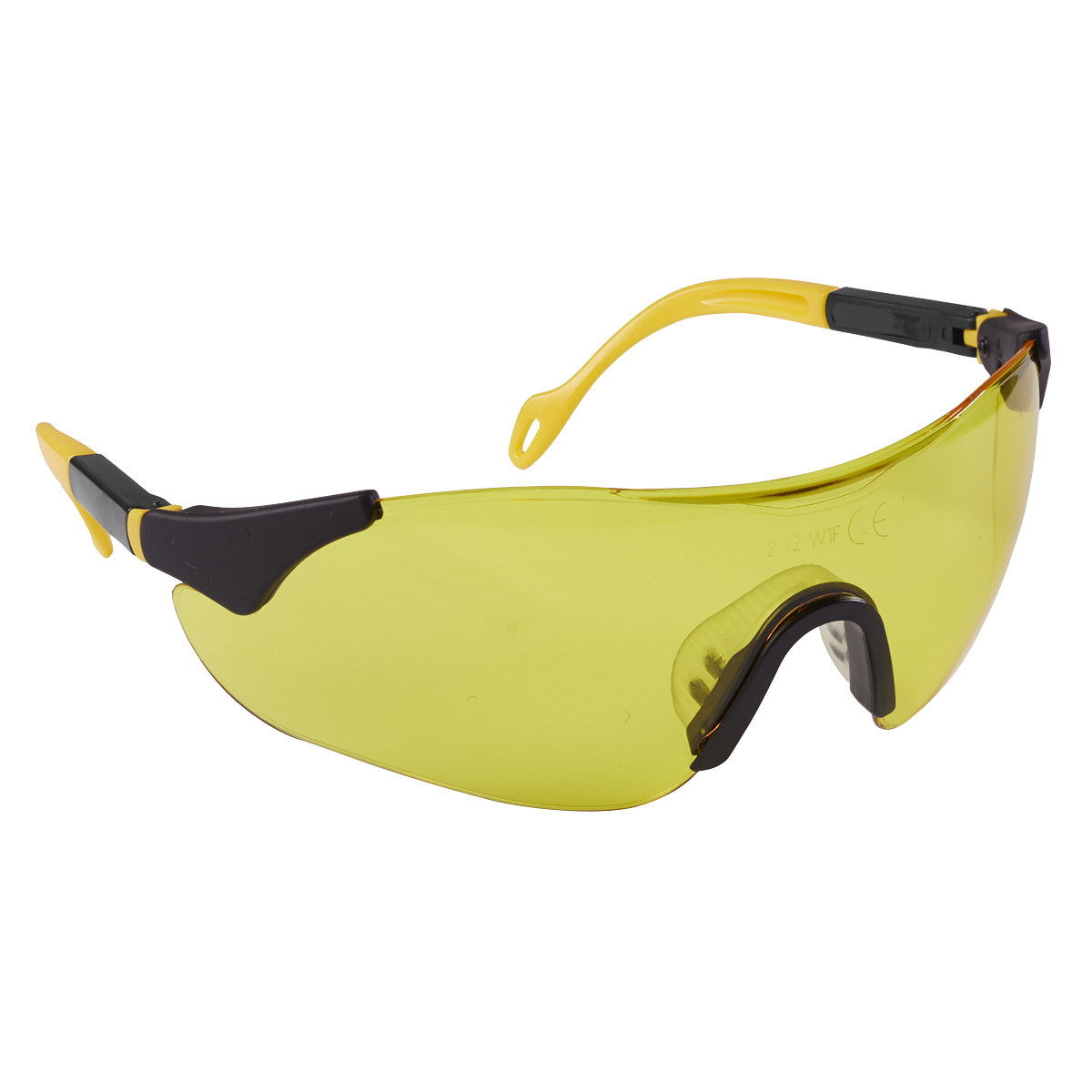 Sealey Sports Style High-Vison Safety Glasses With Adjustable Arms Eyewear 9212