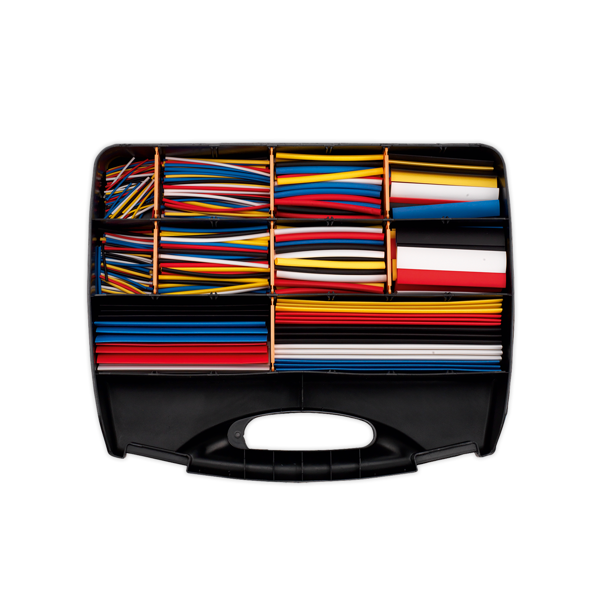 Sealey Heat Shrink Tubing Sleeve Assortment 590pc Mixed Colours RoHS HST590MC
