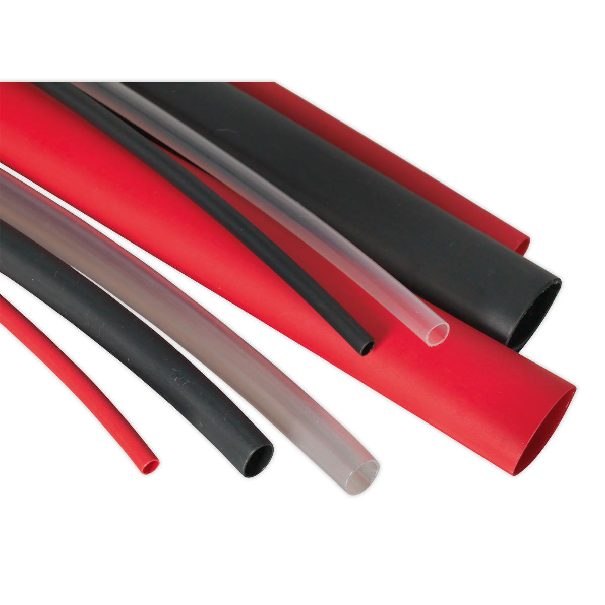Sealey Heat Shrink Tubing Sleeve 72 Pieces Mixed Adhes Lined 200mm HSTAL72MC