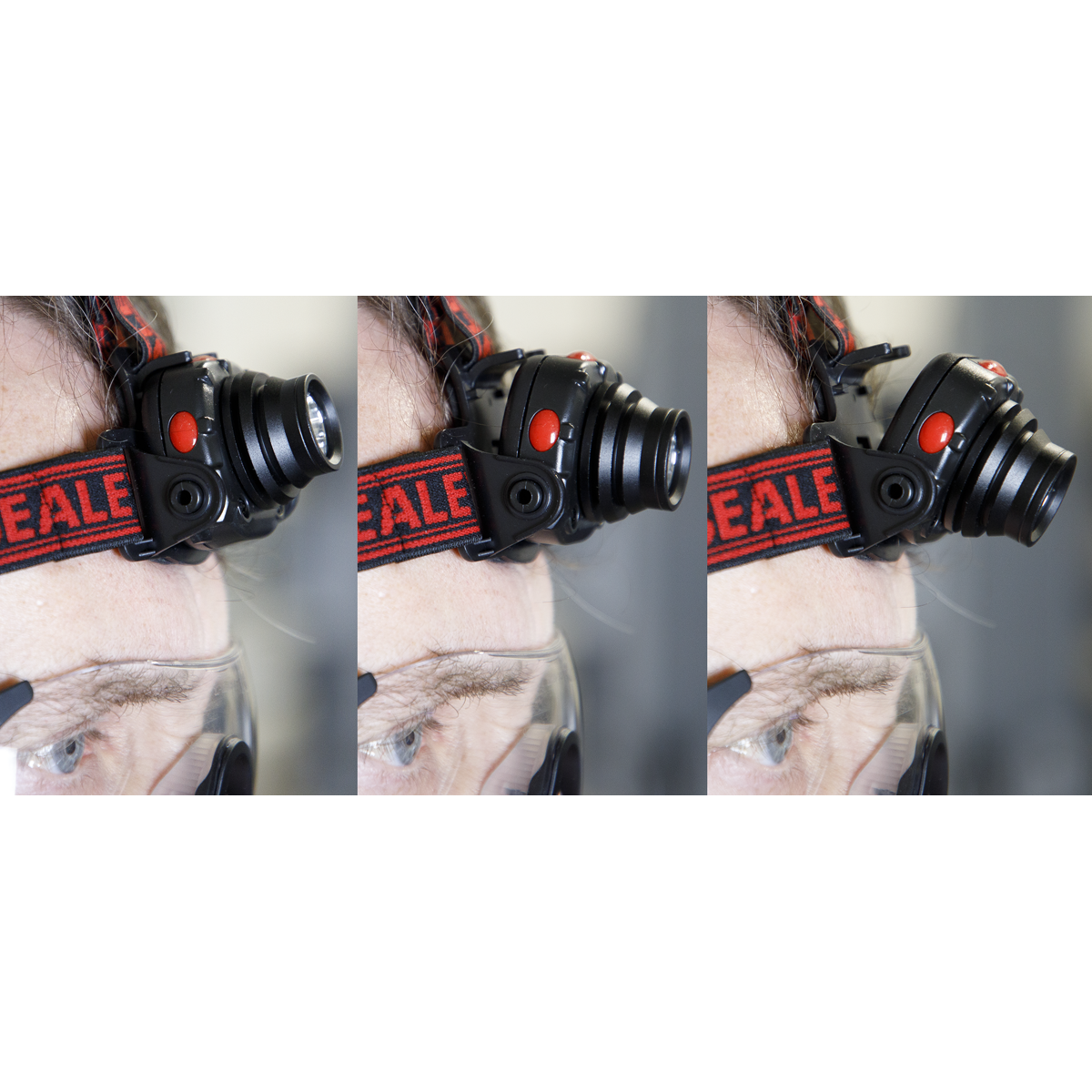 Sealey Rechargeable Head Torch 3W CREE LED 180 Lumens Adjustable HT106LED