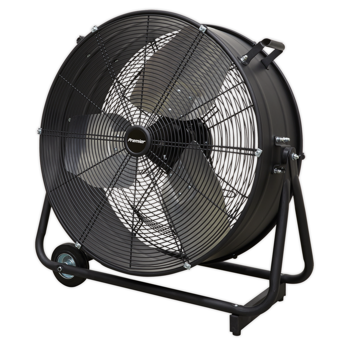 Sealey Premier 24In High Velocity Industrial Drum Fan With Handles 240V HVD24P
