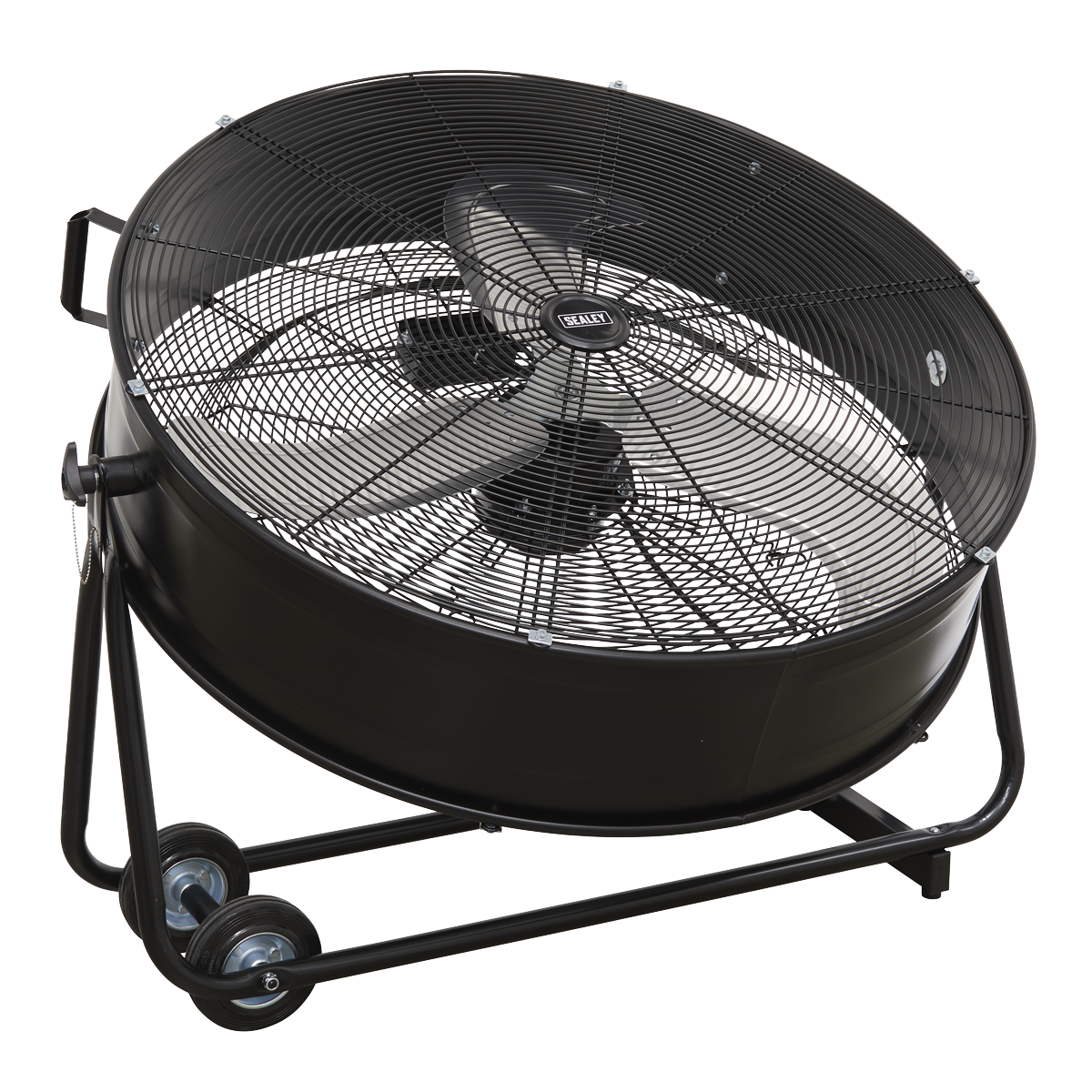 Sealey 30" Industrial High Velocity Drum Fan With 2-Speed 240V Black HVD30