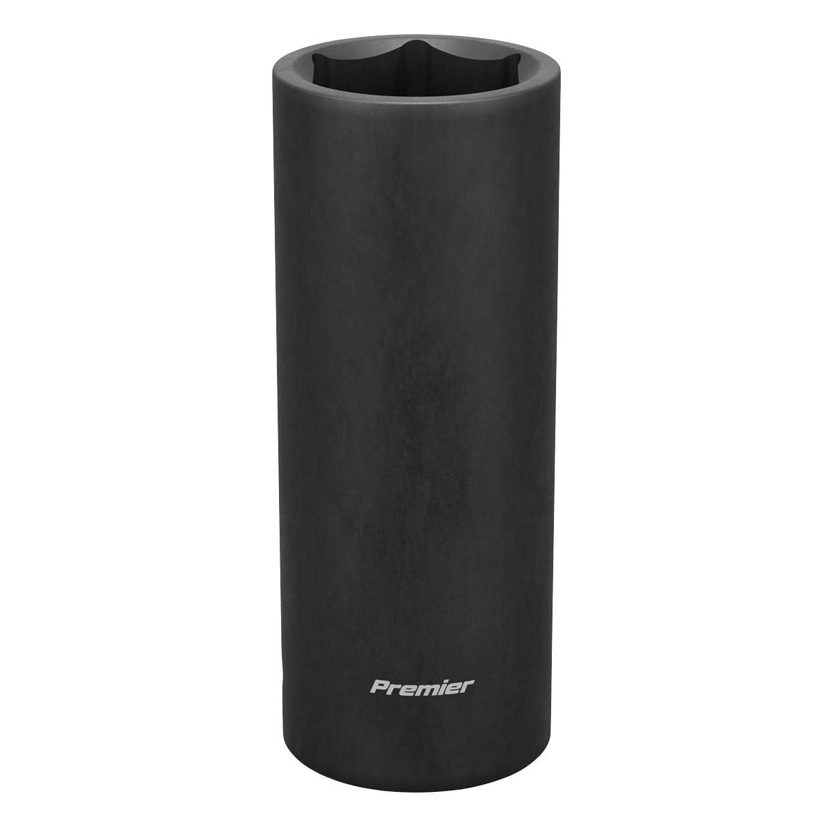 Sealey Impact Socket 21mm Deep 1/2" Square Drive Chrome Vanadium Black IS1221D