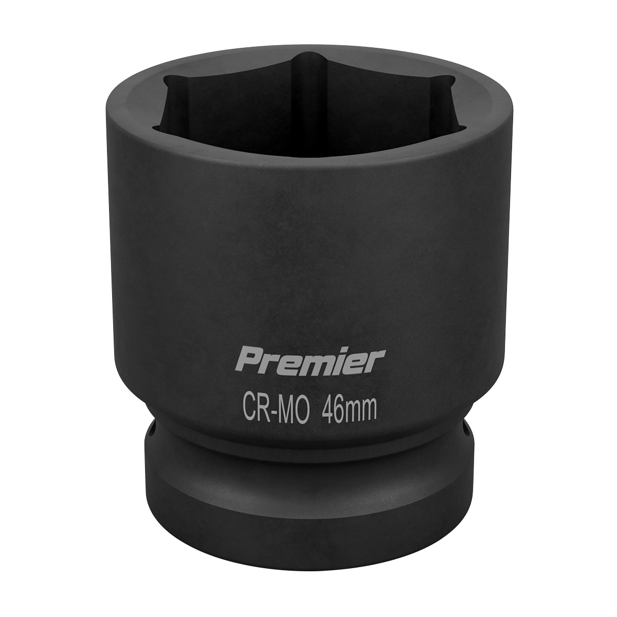 Sealey Impact Socket Tool 46mm 1" Square Drive ‎Corrosion Resistant Black IS146