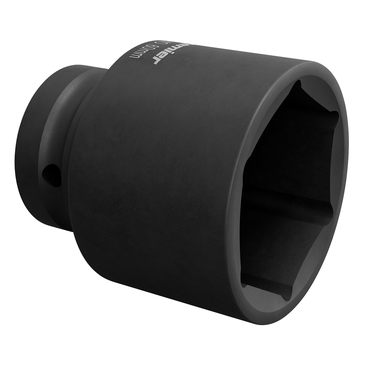 Sealey Impact Socket Tool 60mm 1" Square Drive ‎Corrosion Resistant Black IS160