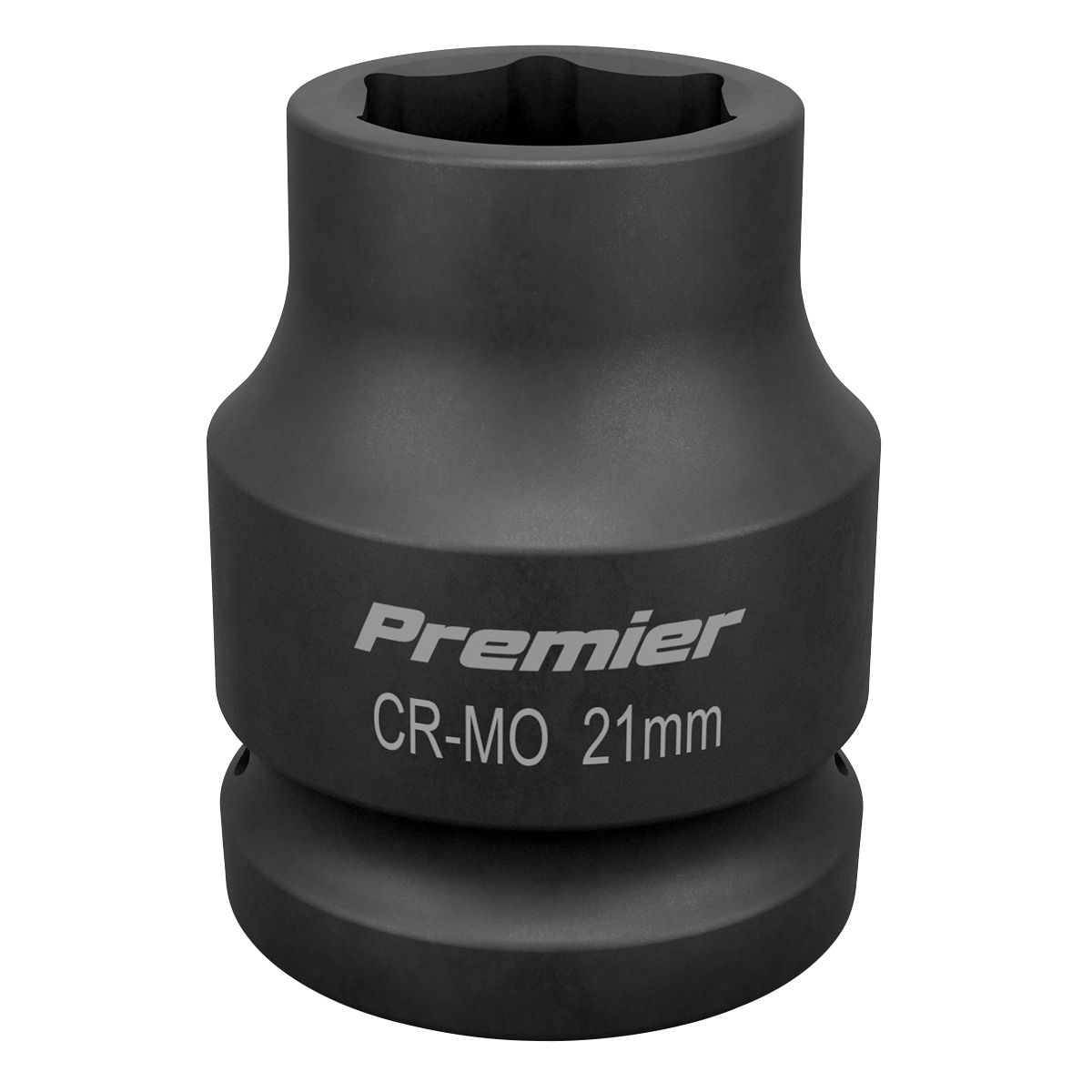 Sealey Impact Socket Tool 21mm 3/4" Square Drive ‎Anti Corrosion Black IS3421