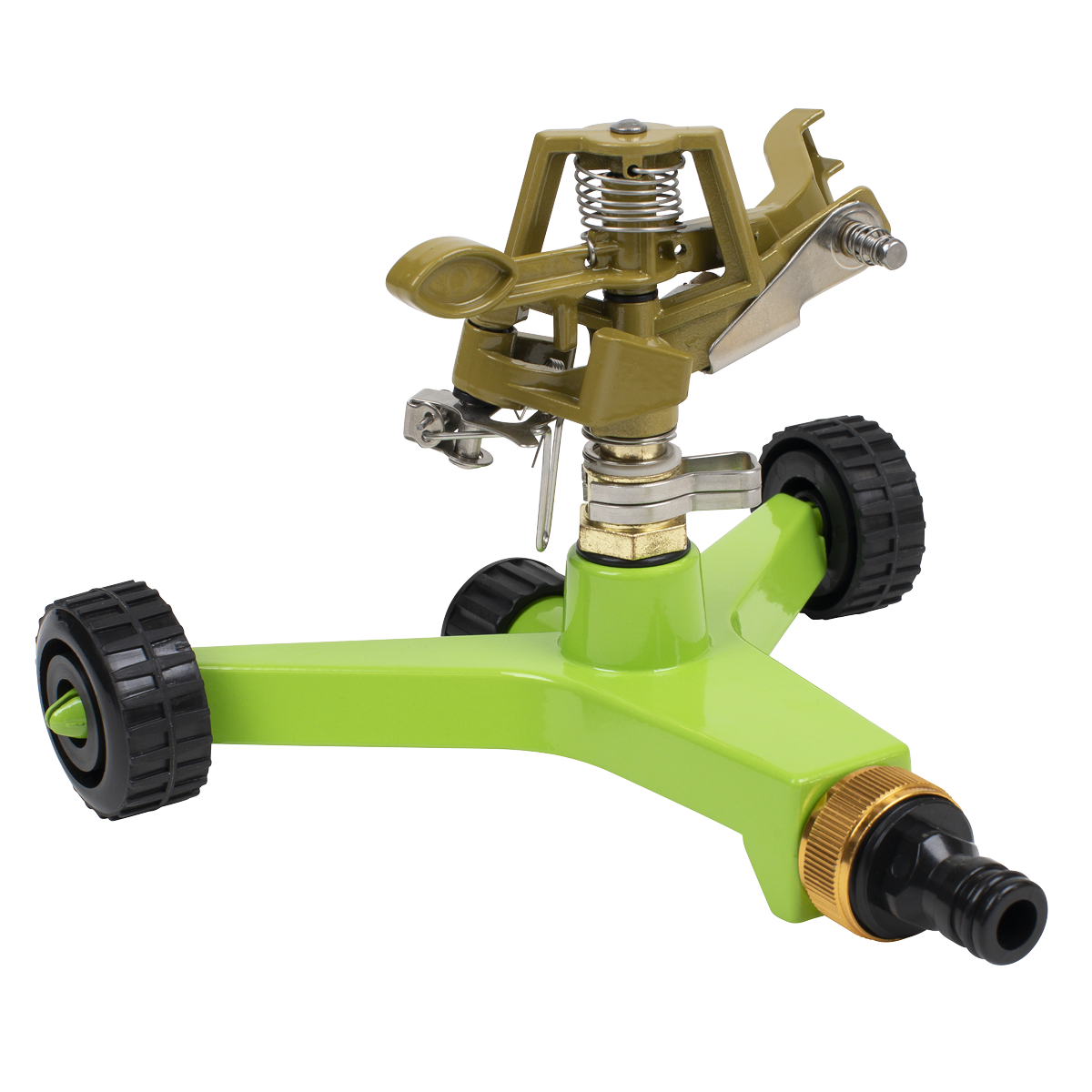 Sealey Pulsating Sprinkler Ø20m Maximum With Metal Wheeled Base JS2034