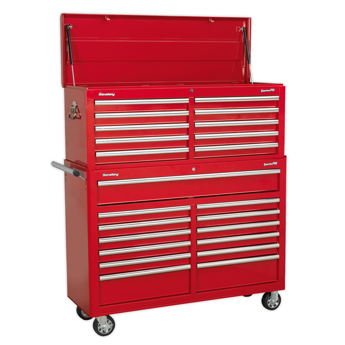Sealey 23 Drawer Tool Chest Combination With Ball Bearing Slides Red AP52COMBO1