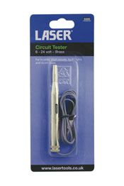 LASER 0280 Brass Diagnostic Unit Circuit Tester 6-24V For Electrical Faults