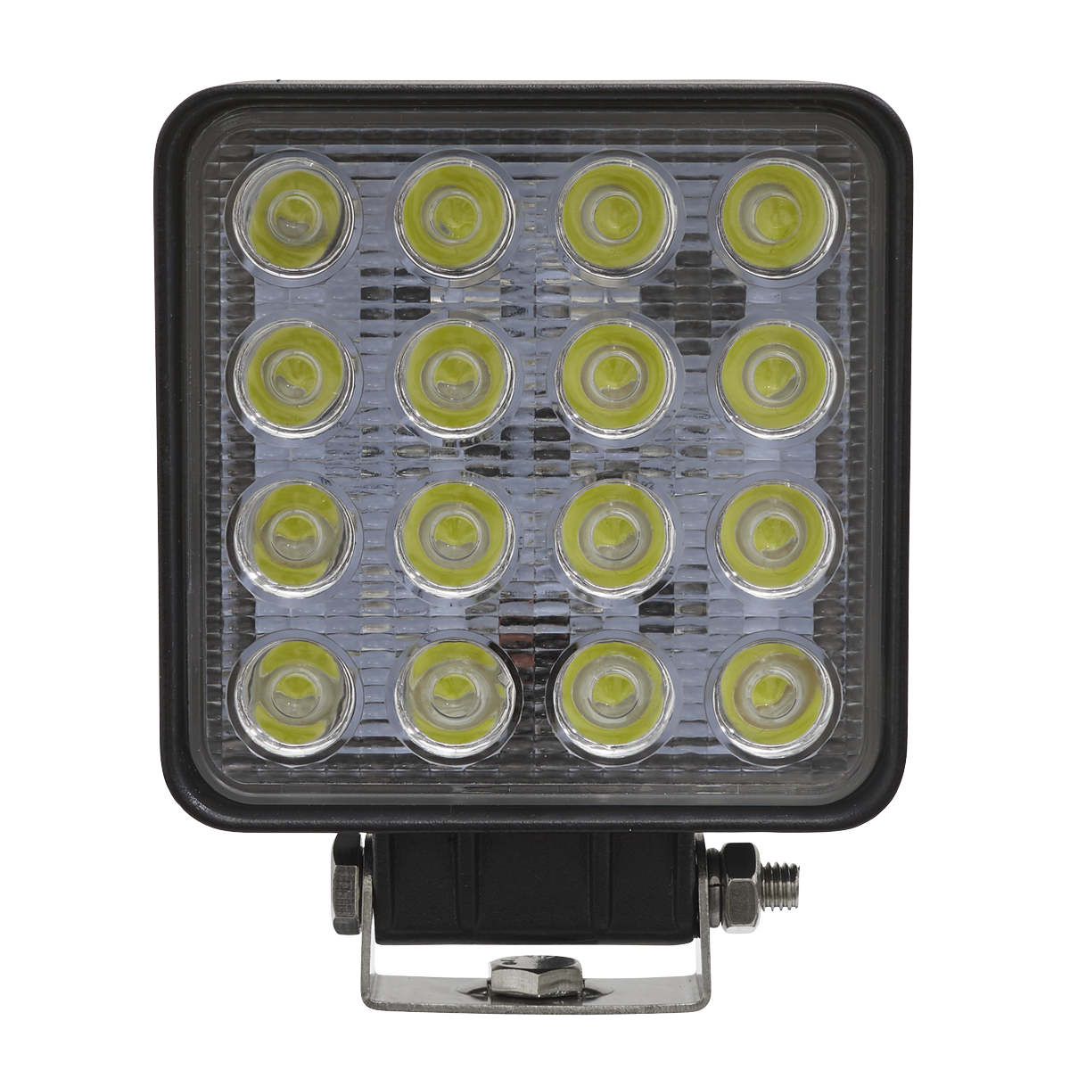 Sealey 48W SMD LED Square Worklight With Mounting Bracket - Black LED5S