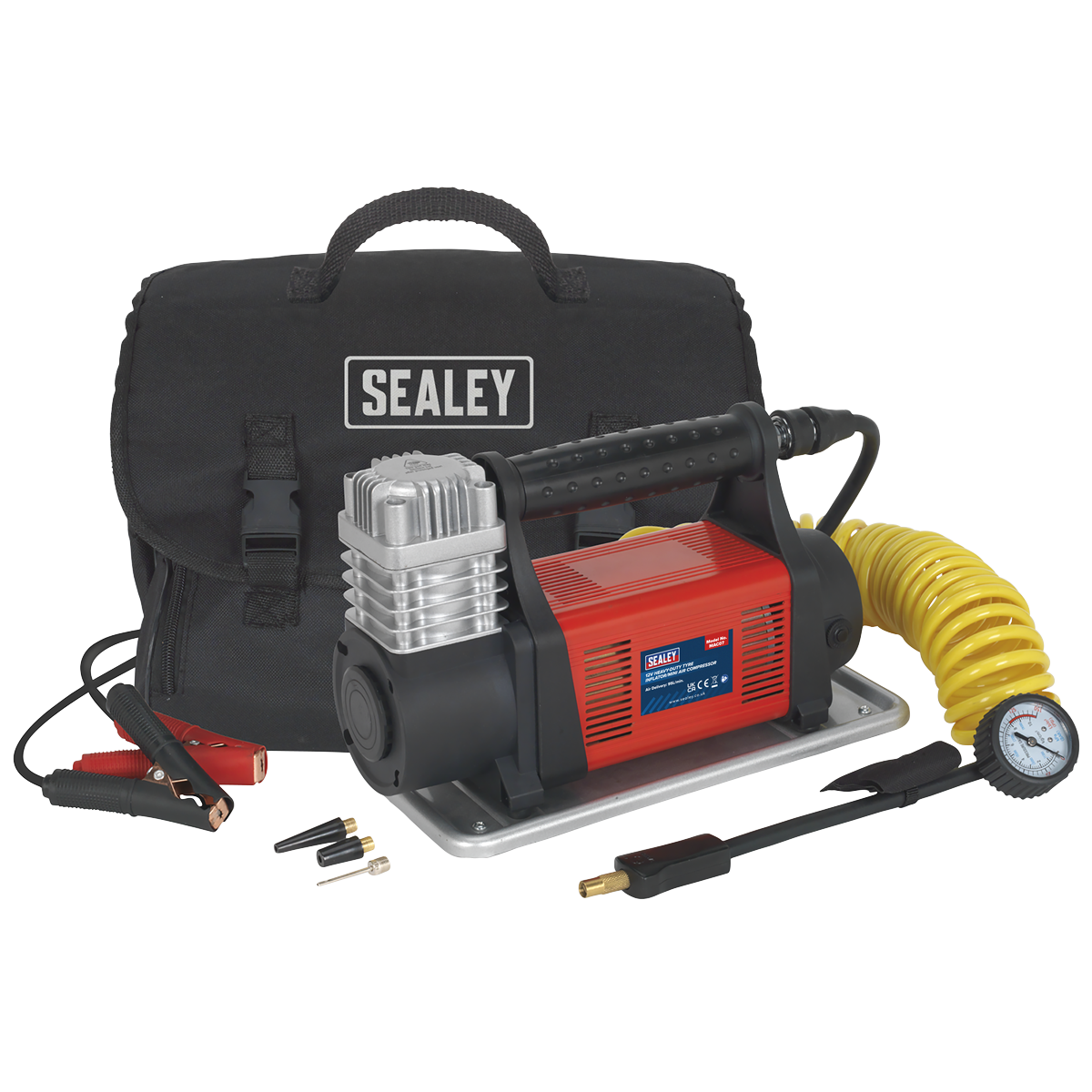 Sealey 12V Heavy Duty Mini Air Compressor Maximum Pressure 150PSI MAC07