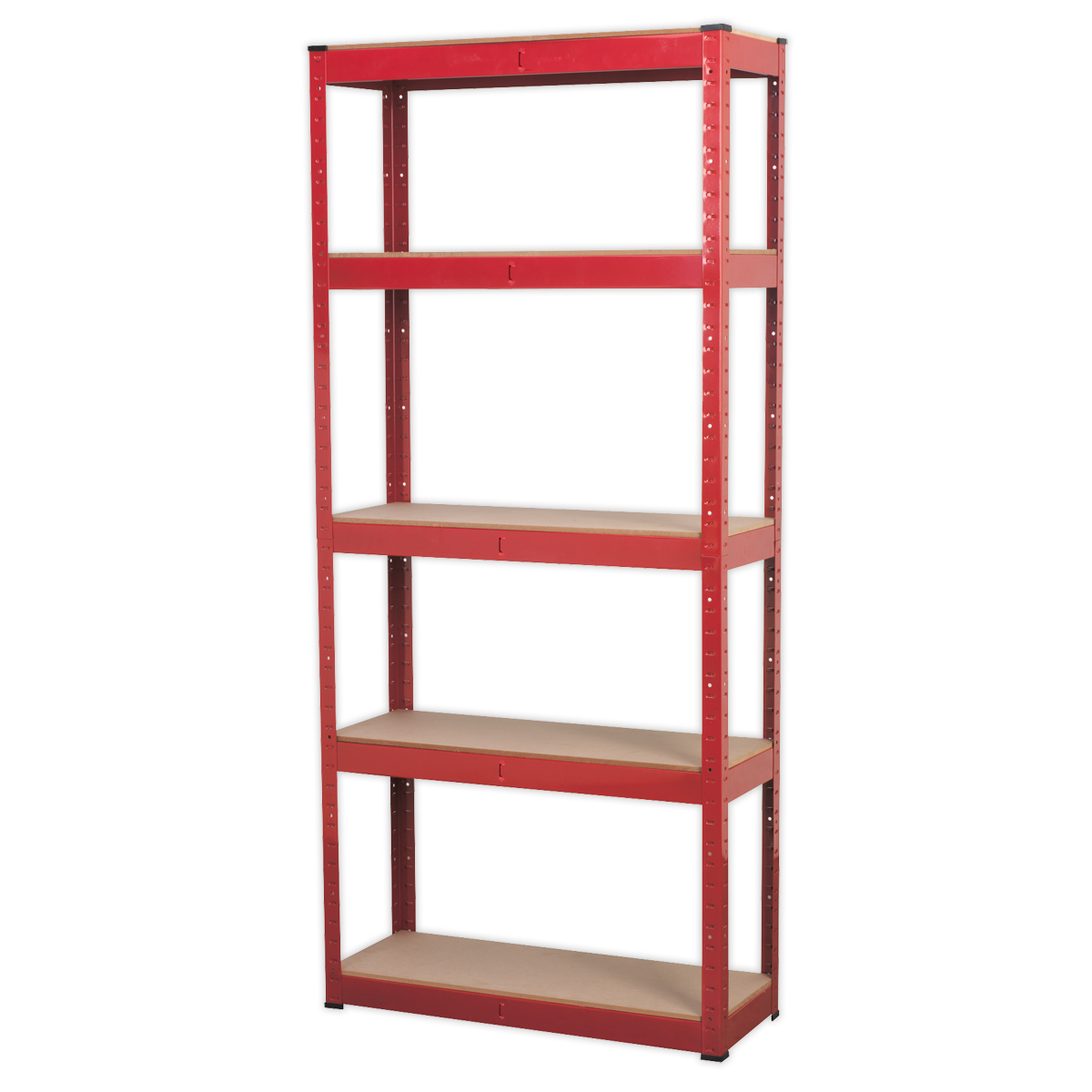 Sealey Racking Unit Storage With 5 MDF Shelves 150kg Capacity/Level Red AP6150