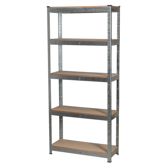 Sealey 5 Shelf Racking Unit Storage Steel Frame 150kg Capacity/Level AP6150GS
