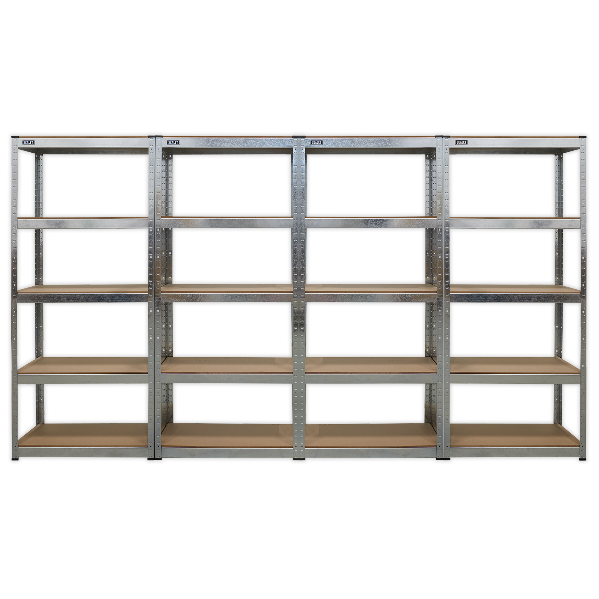 Sealey Racking Unit 5 Shelf 150kg Capacity Per Level 4 Pieces AP6150GSCOMBO