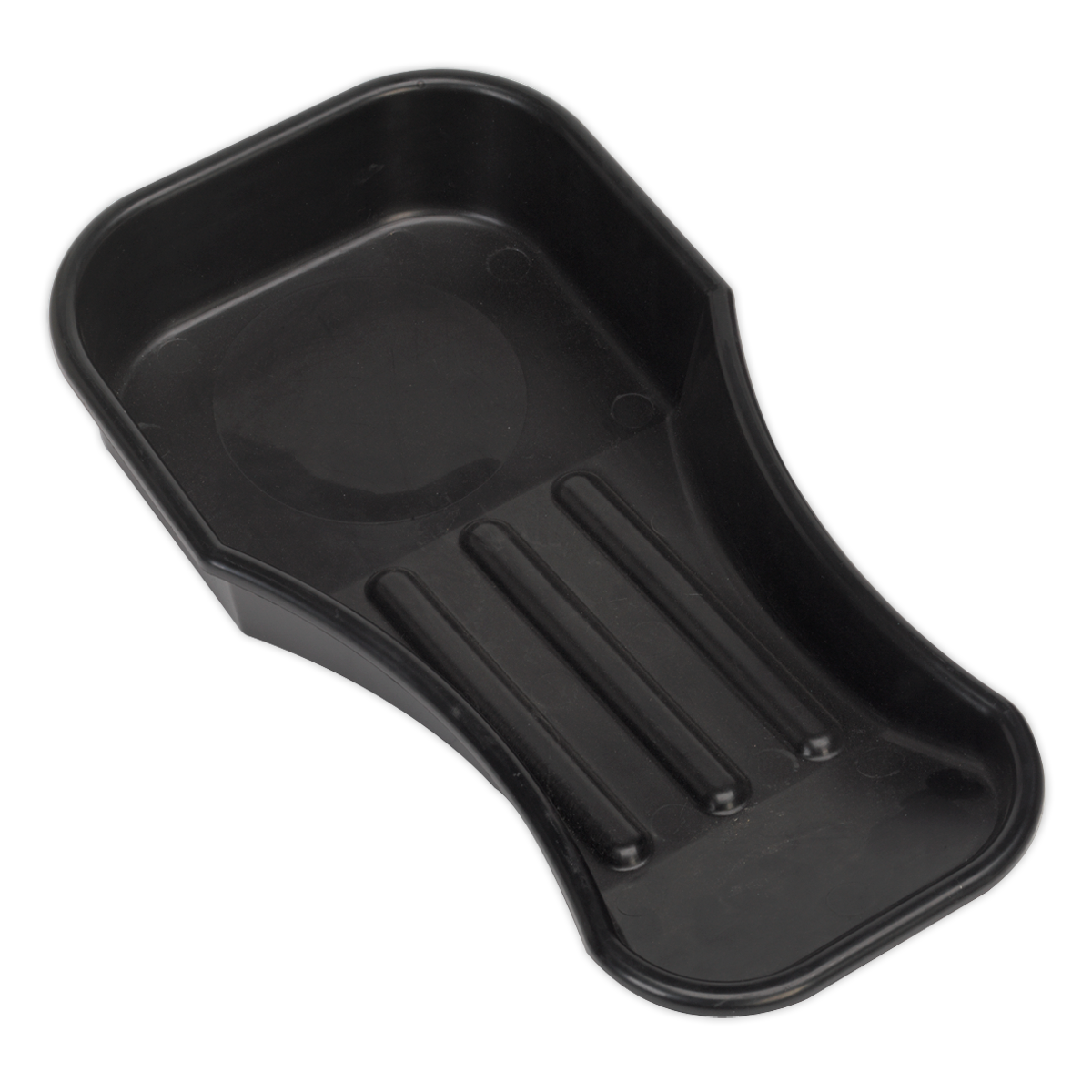 Sealey Motorcycle Oil Drain Pan Heavy Duty Polypropylene 2.5 Litres Black MDRP01
