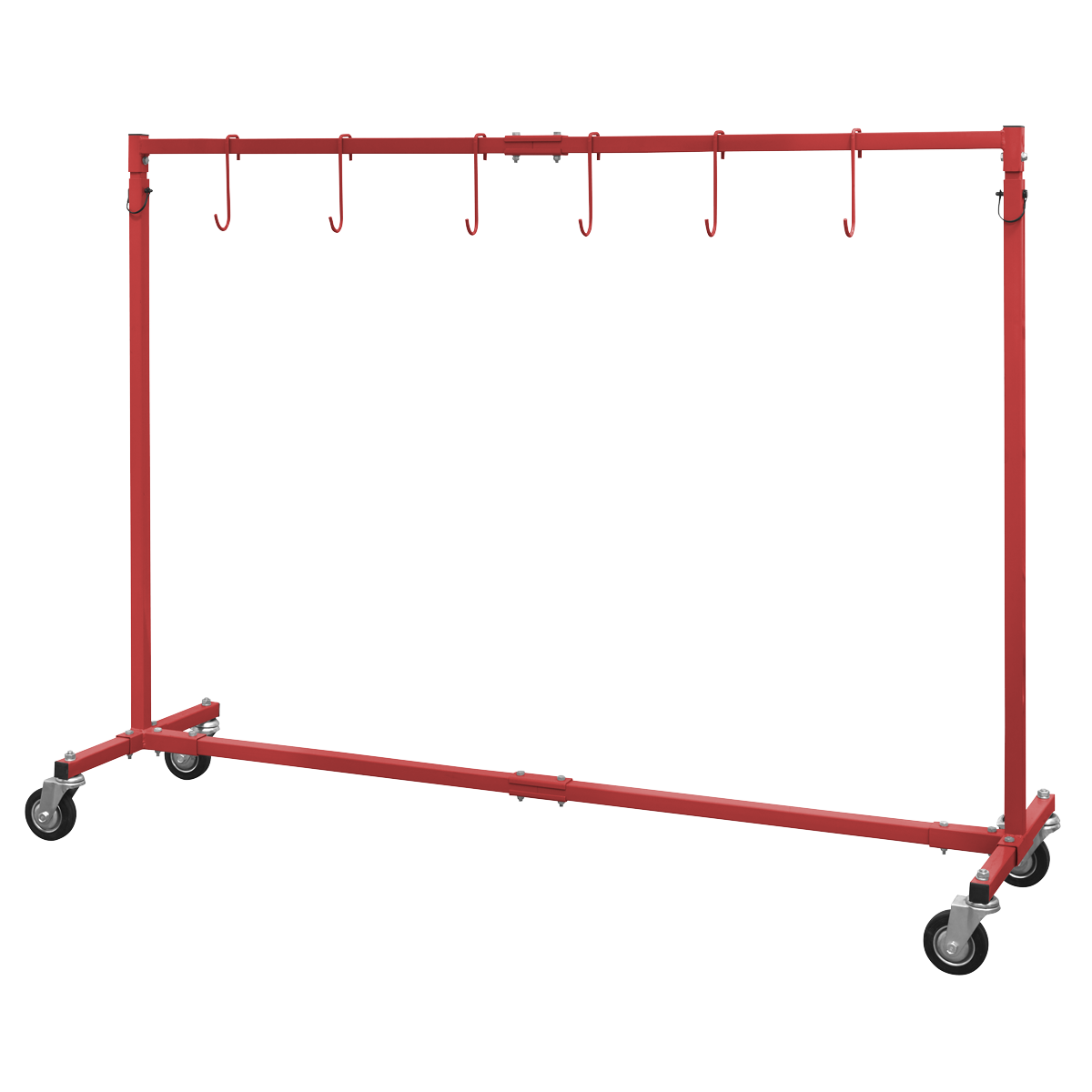 Sealey Adjustable Paint Hanger 1.95m Multipurpose Adjustable Frame + Paint Hooks