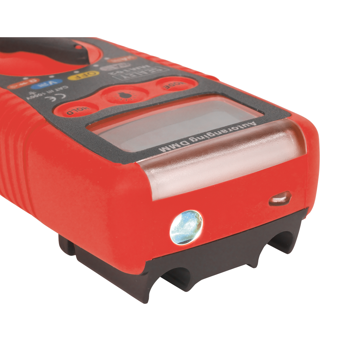 Sealey Professional Auto-Ranging Digital Multimeter Lightweight Red MM102