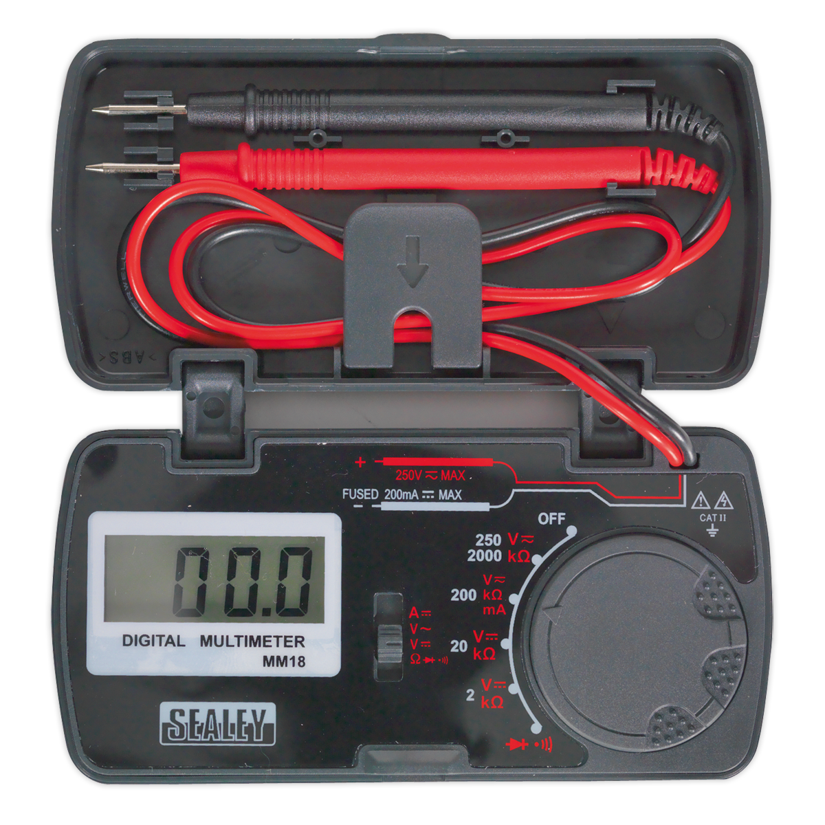 Sealey Pocket Multimeter AC & DC Voltage 114 x 56 x 23mm EN 61010-1 MM18