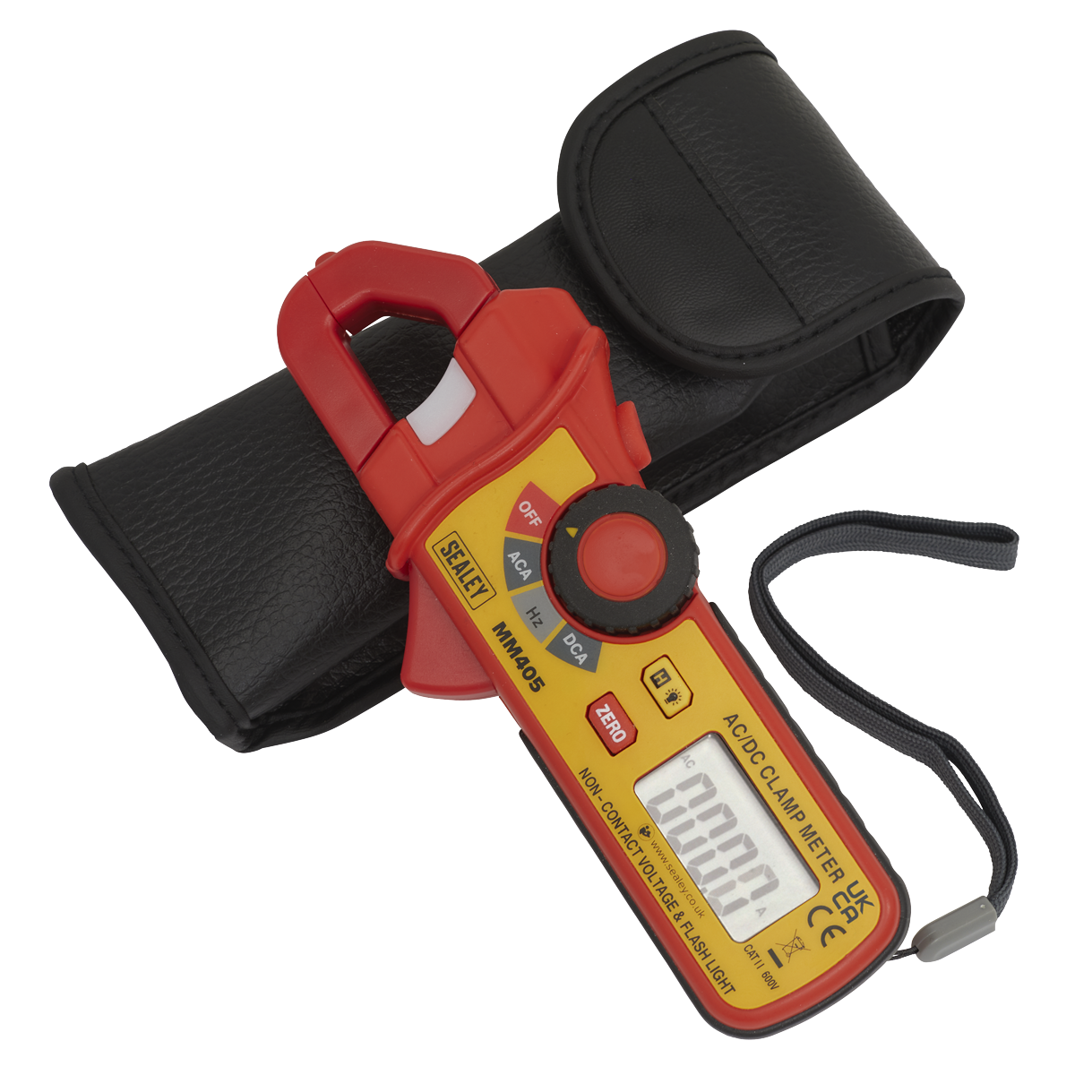 Sealey Mini AC/DC Clamp Meter With Backlit LCD Display & LED Light MM405