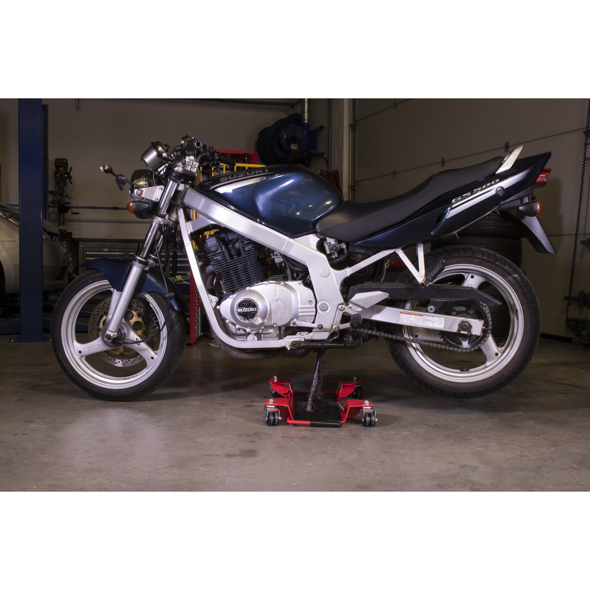 Sealey Motorcycle Centre Stand Moving Dolly With Anti-Slip Rubber Pad MS0651