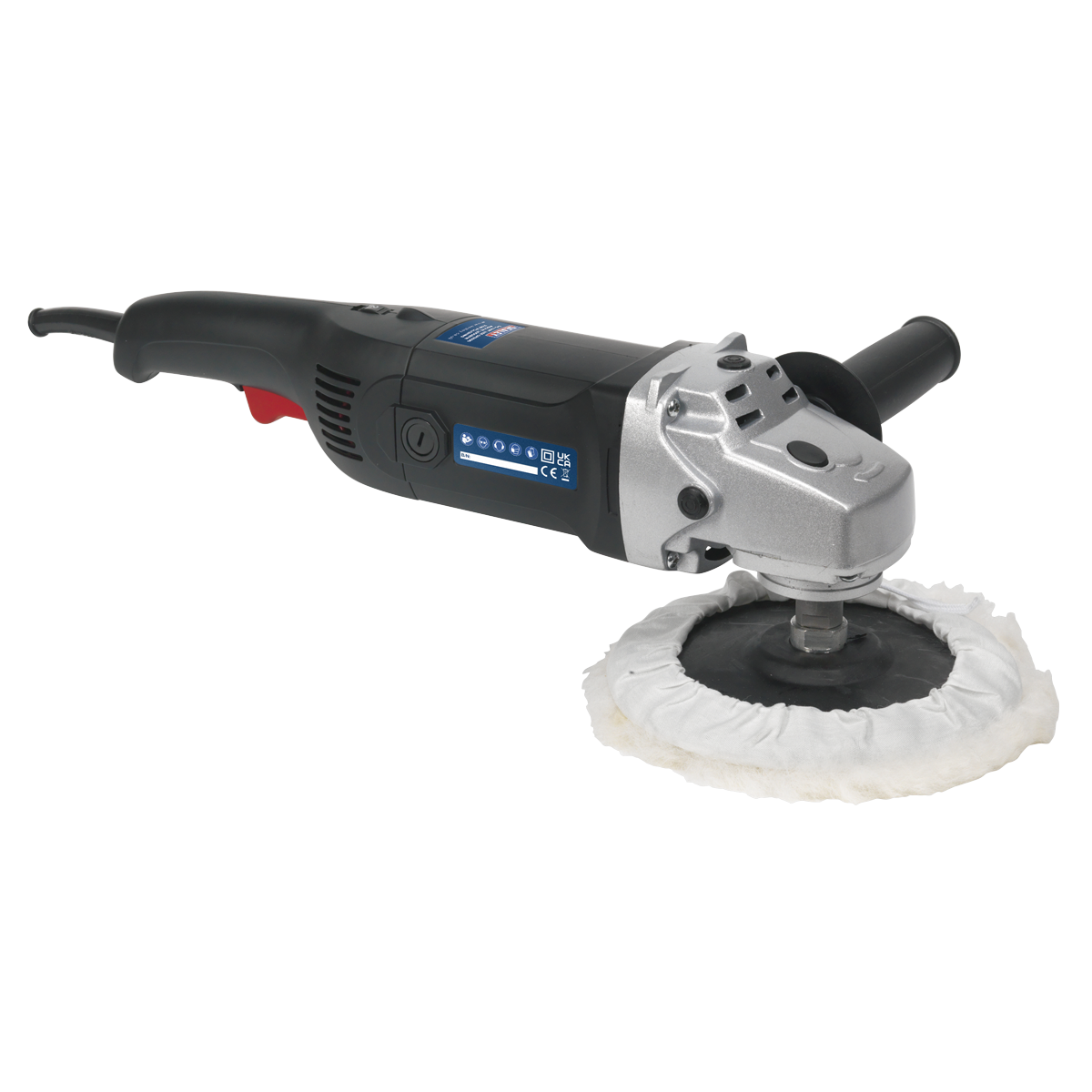 Sealey Ø170mm Variable Speed Sander/Polisher With Side Handle 1300W MS900PS