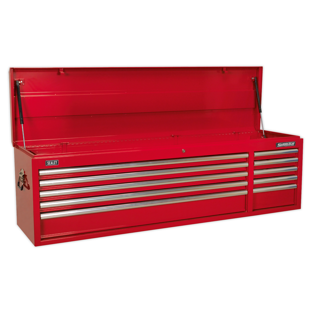 Sealey Topchest 10 Drawers With Ball Bearing Runners Heavy Duty - Red AP6610