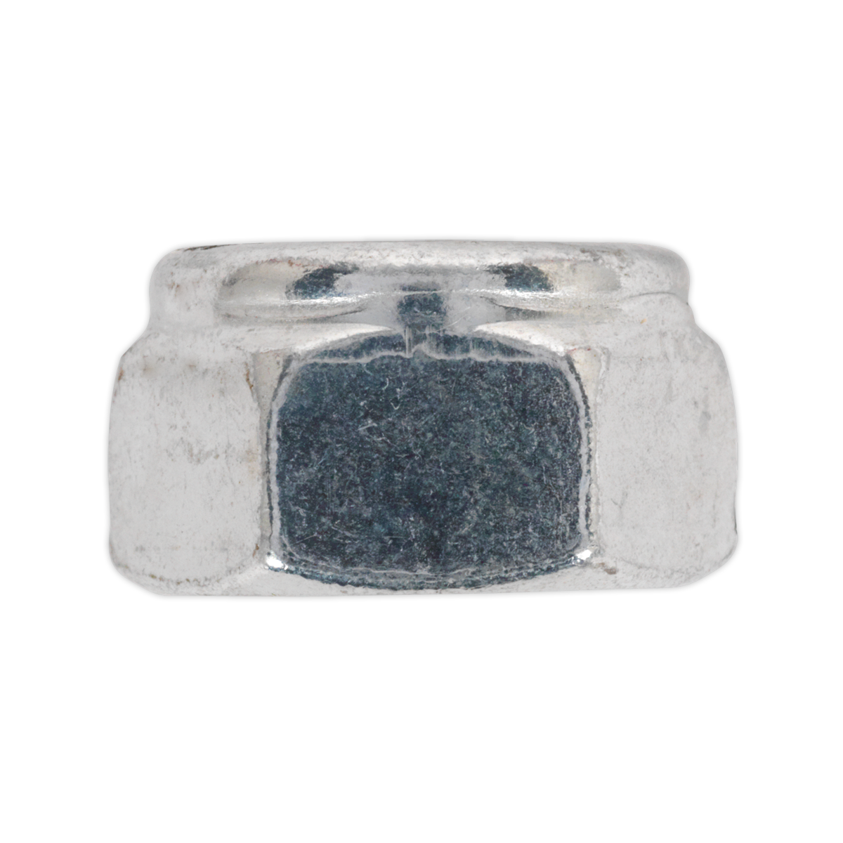Sealey Nylon Lock Nut M5 Zinc Plated DIN 982 With Bag Pack of 100 Silver NLN5