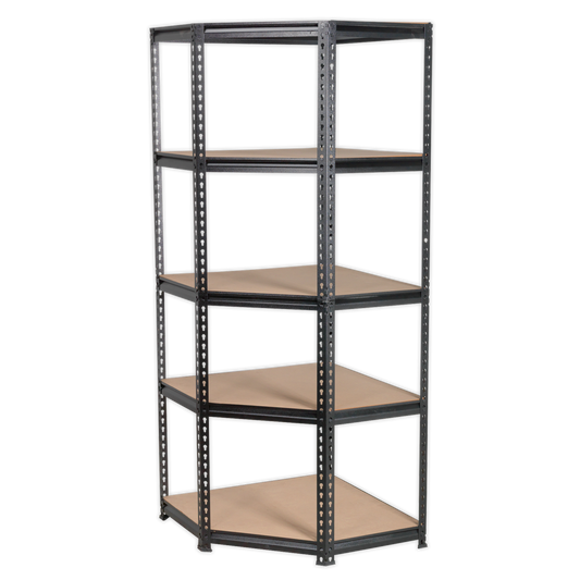 Sealey Corner Racking Unit 5 Level 150kg Capacity Per Level Steel Frame AP7150C