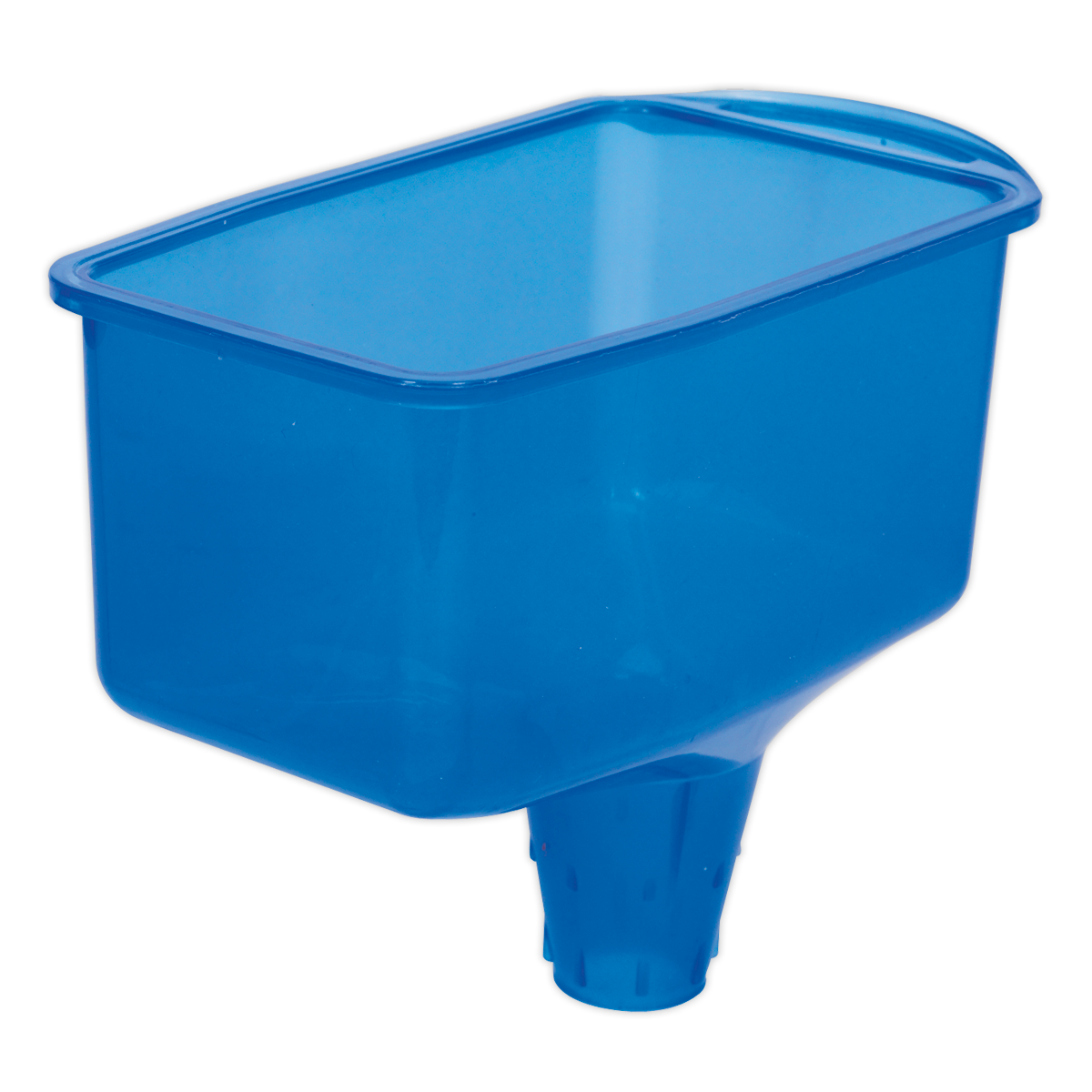 Sealey Oil Funnel Square Design & Tapered Spout Durable Polypropylene OIL1F