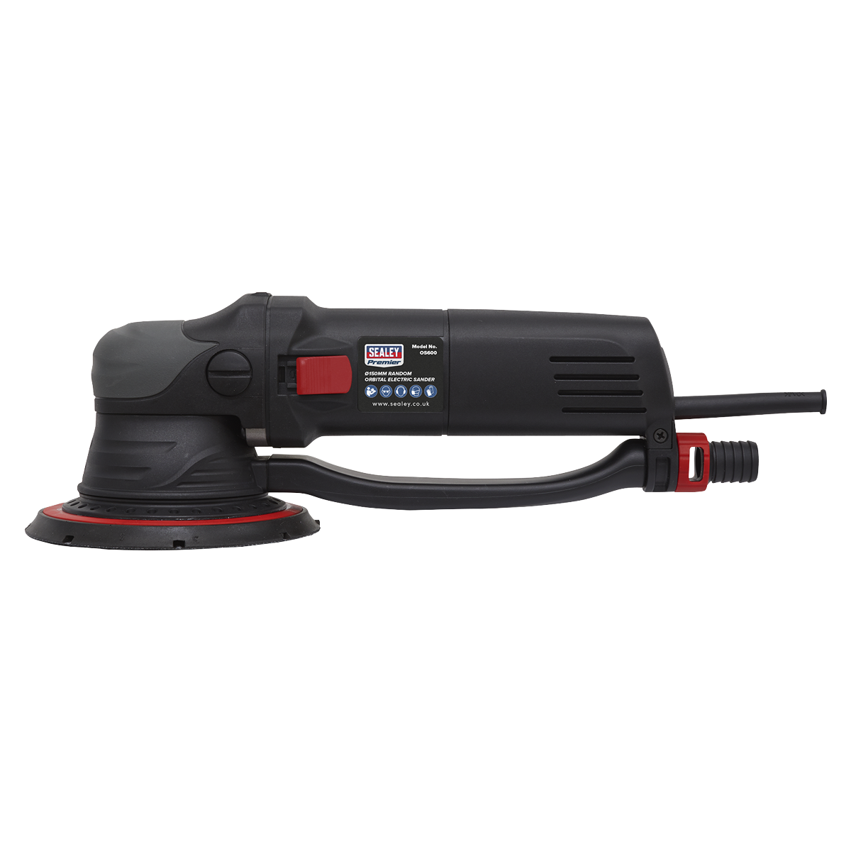 Sealey 230V 150mm 600W Random Orbital Electric Sander 3200-7200RPM OS600