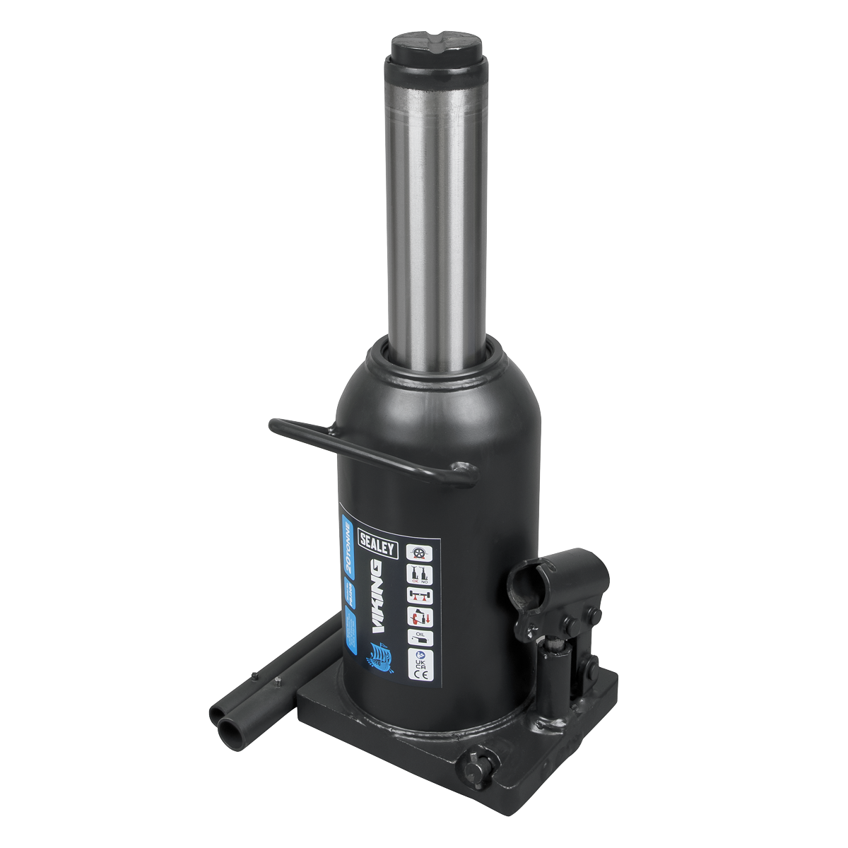 Sealey Bottle Jack Lift 20 Tonne With Overload Valve & 2-Piece Handle PBJ20S