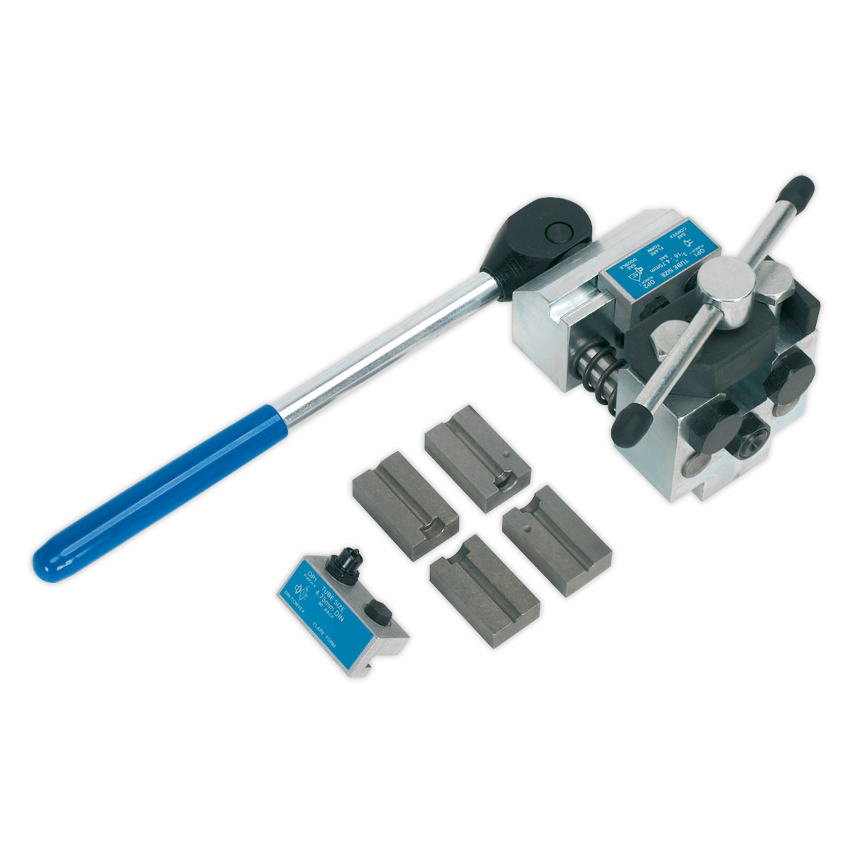 Sealey Automotive Pipe Flaring Kit 3/16in SAE 4.75mm SAE & DIN Tool PFT/02
