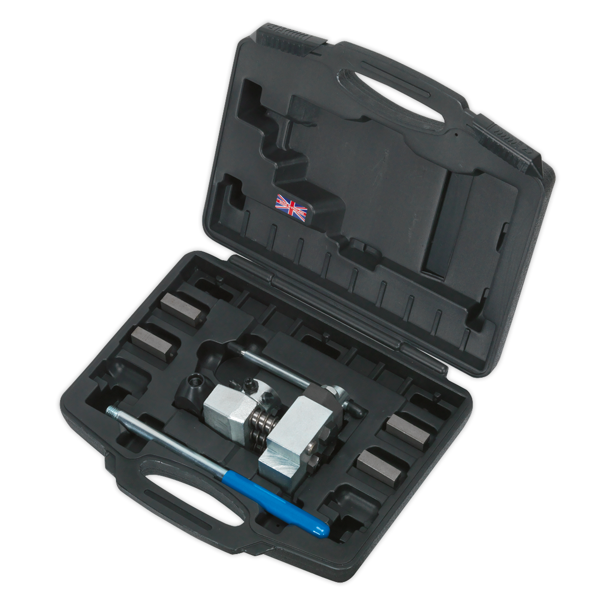 Sealey Brake Flaring Tool Supplied in Storage Case Turret Type Silver PFT07