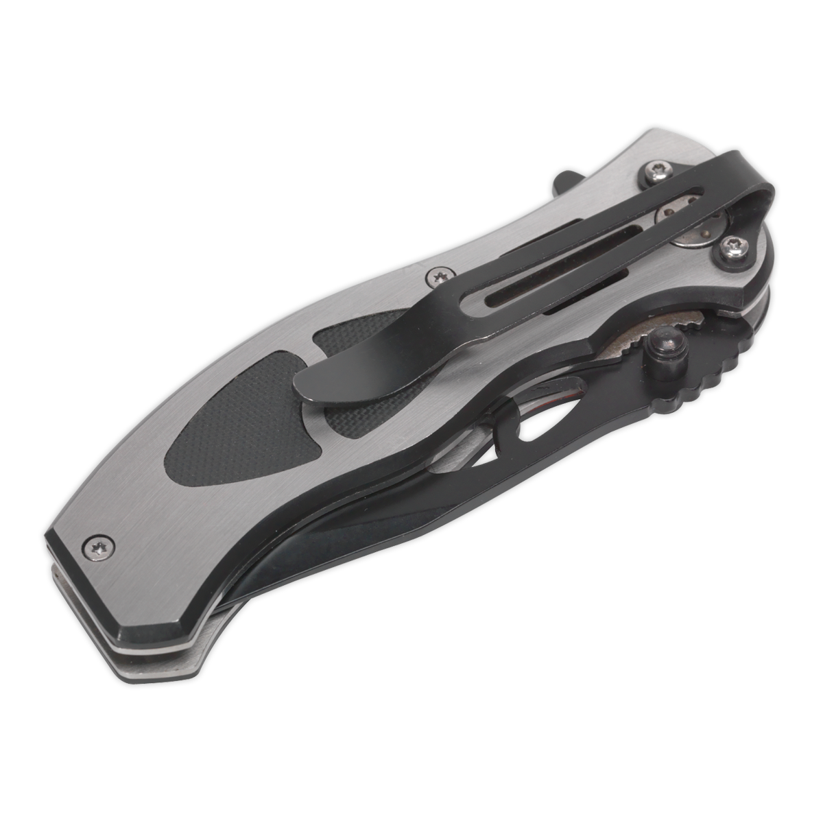 Sealey Pocket Knife Locking Large Stainless Steel Blade Hardened Tempered PK3