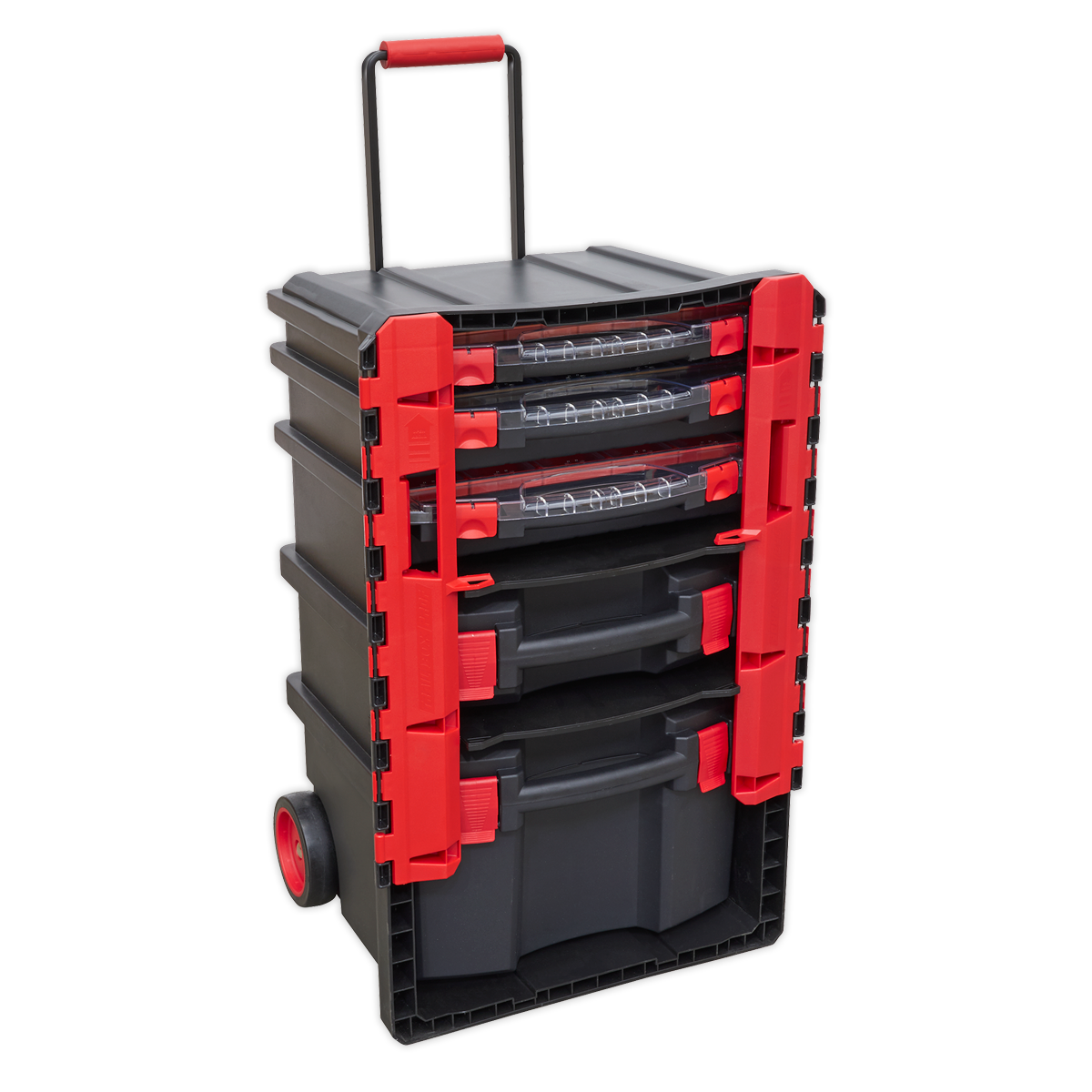 Sealey Professional Mobile Toolbox Tool Box 5 Removable Storage Cases AP860