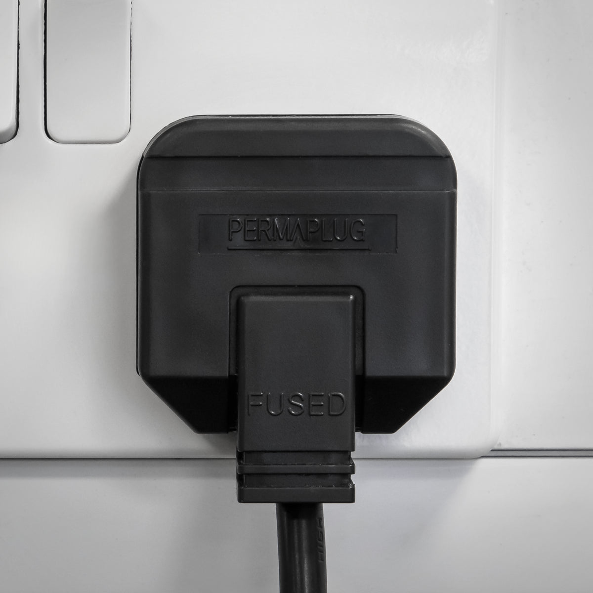 Sealey Rubber Plug 13Amp Heavy Duty Garage & Workshop Use - Black PL/13/3S
