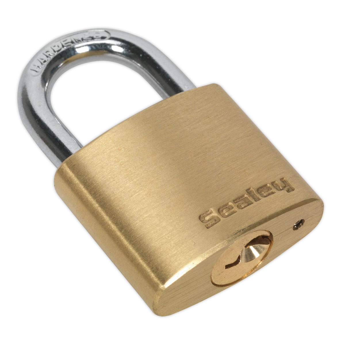 Sealey 30mm Brass Body Padlock With Corrosion Resistant Brass Body PL100