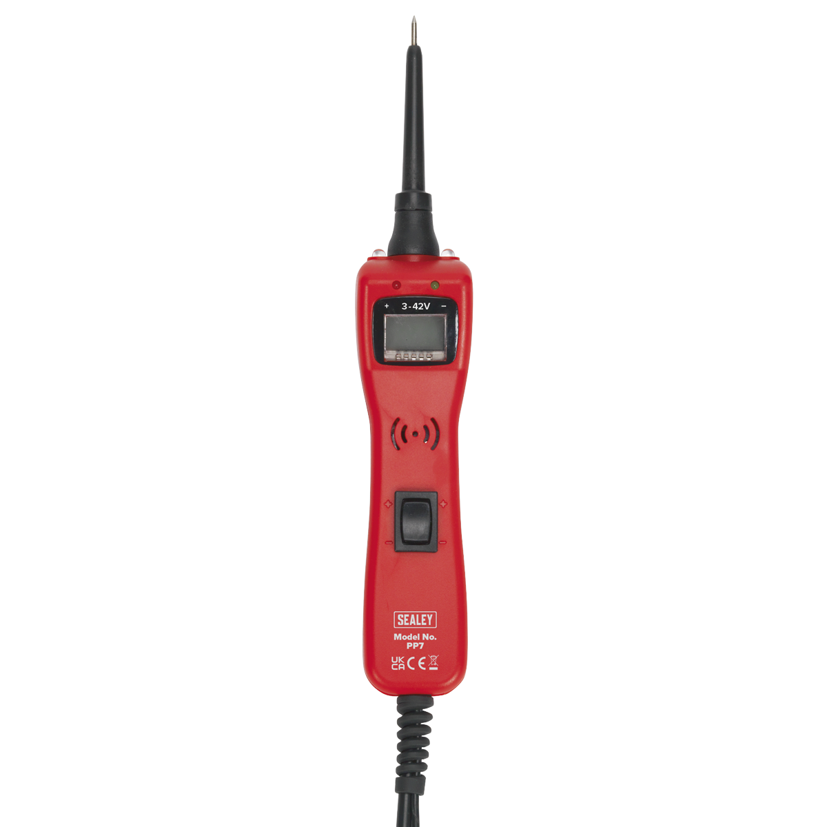Sealey Auto Probe With High-Contrast LCD Display 4.6m Lead - 12V-42V PP7