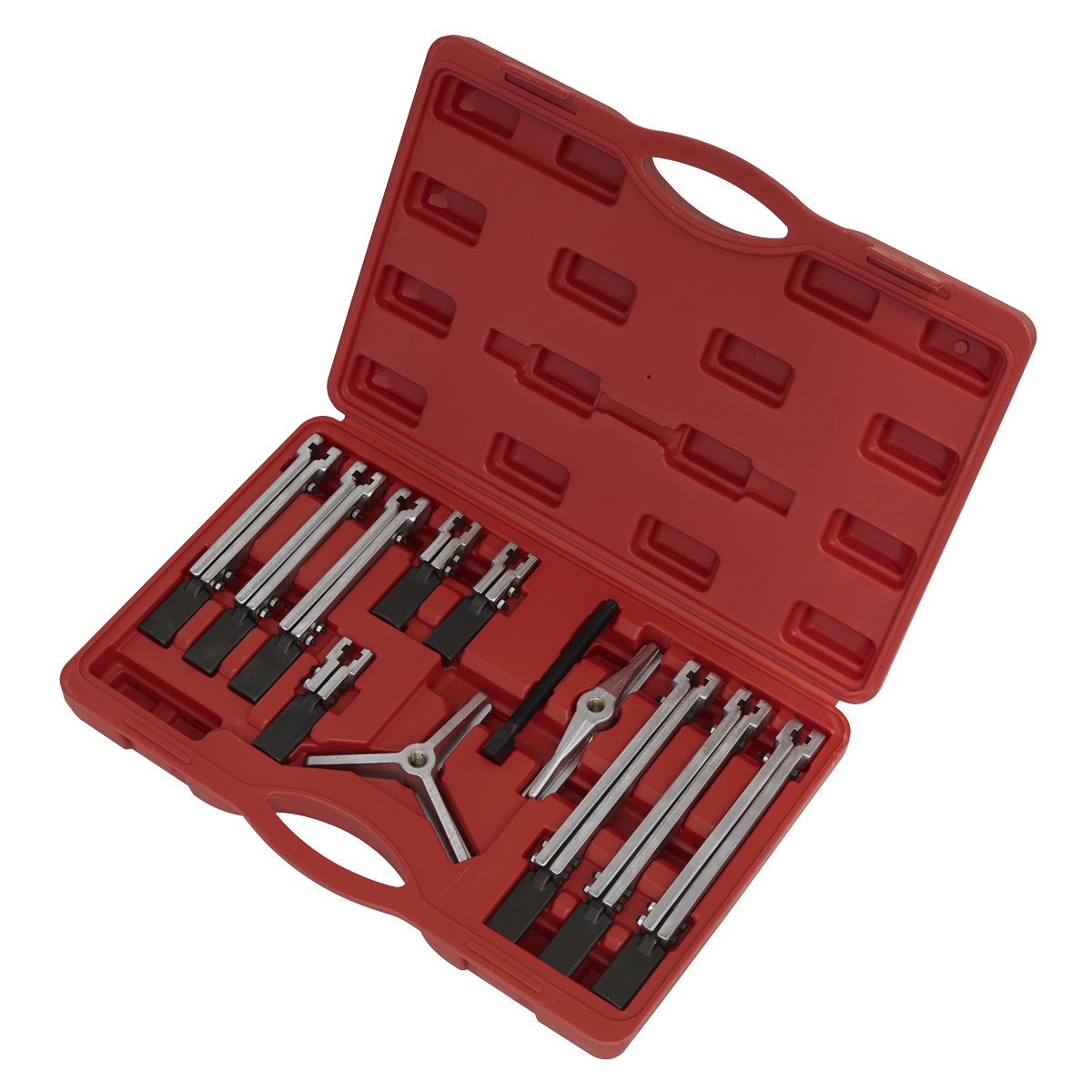Sealey Bearing & Gear Puller Set With Reversible Legs 35-130mm 12 Pieces PS900