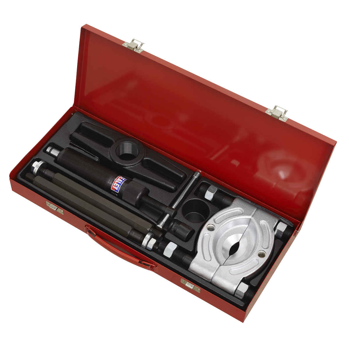 Sealey Bearing Separator Set 8 Pieces Hydraulic Ram 10T Bolt Extension Rod PS980