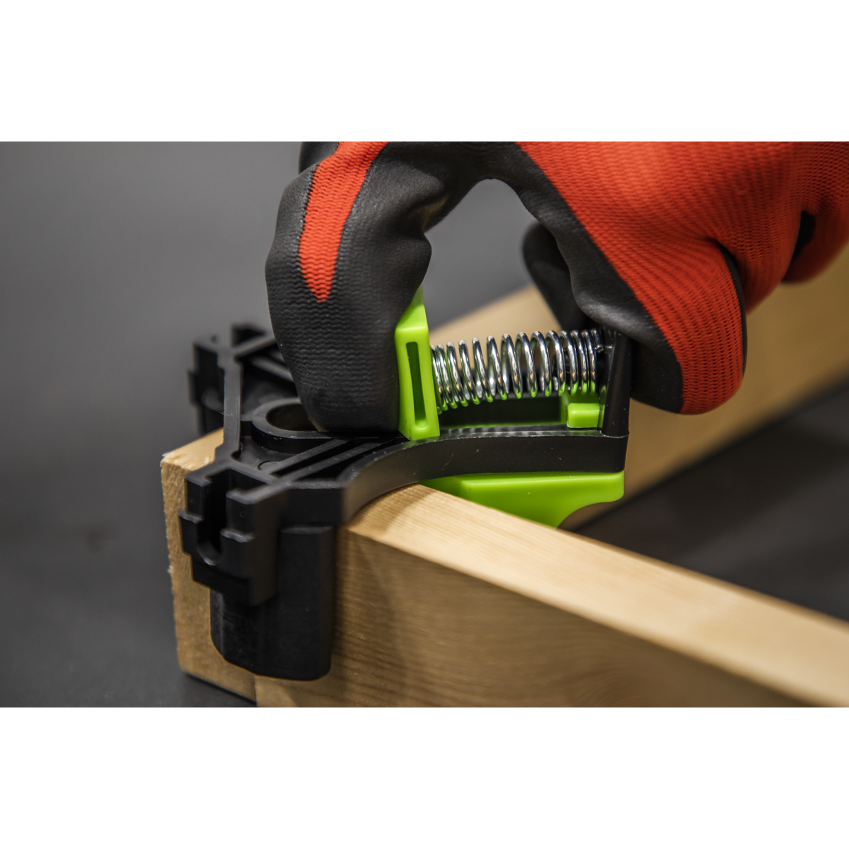 Sealey Mitre Wood Corner Clamp Set 4 Pieces 5mm - 22mm Wood Thickness QBC04