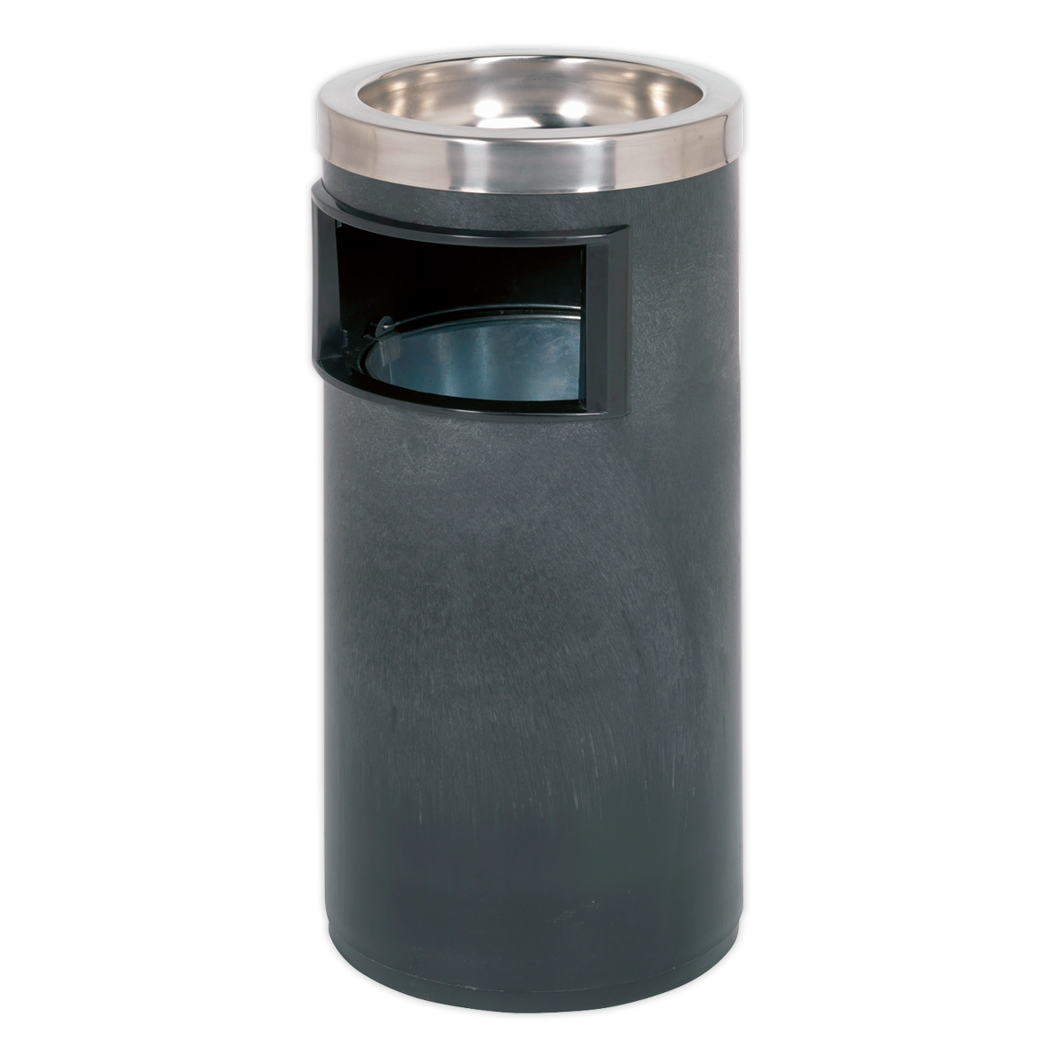 Sealey Cigarette Ashtray & Litter Bin Container Metal For Outdoor Smoking RCB06