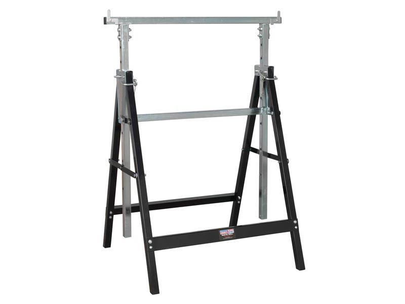 Sealey Fold Down Telescopic Trestle 100kg 7-Position Height Adjustable FDT3